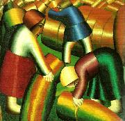Kazimir Malevich taking in the rye Germany oil painting artist